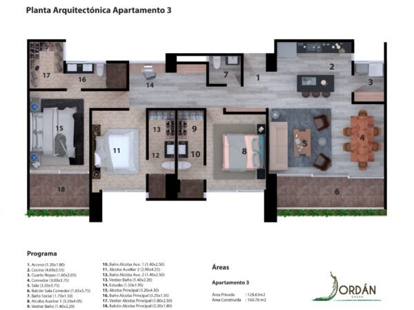 Apto 3_Torre B Jordán apartamentos campestre en Armenia